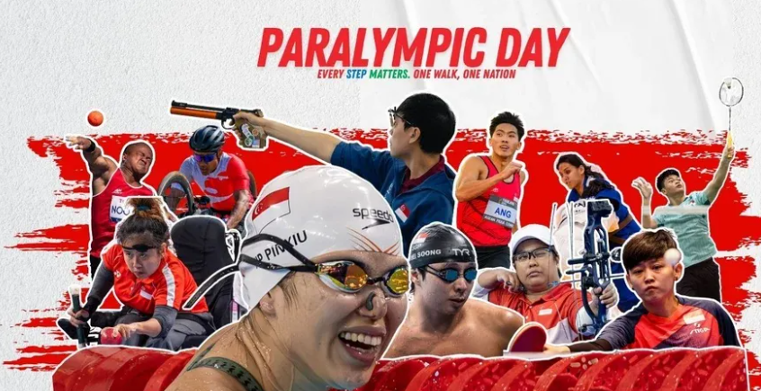 An image with Yip Pin Xiu and other para-athletes.